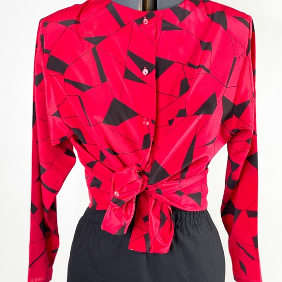 Vintage 1980's Upper Class Blouse, Size 10 - Picture 1 of 7